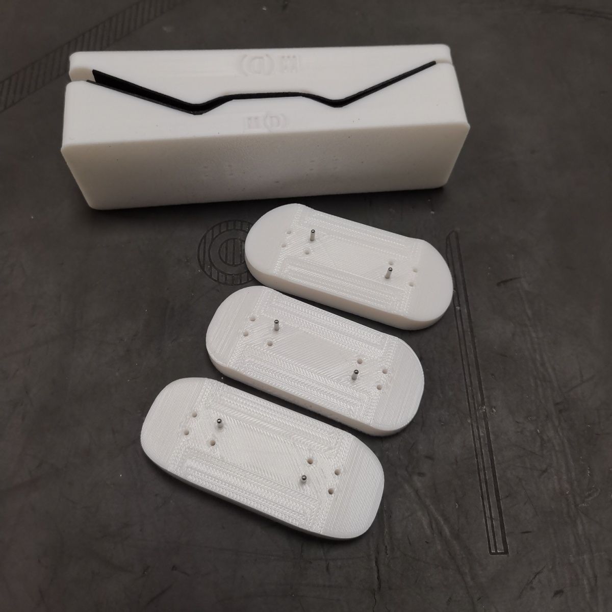 Fingerboard Mold, DIY Finger Skateboard Mold, Mini Mold, 3 Shapers, Type M